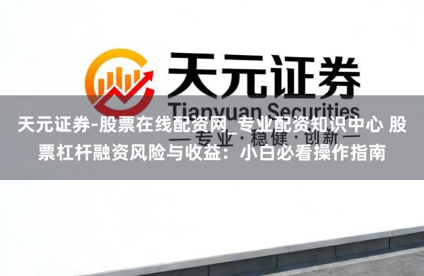 天元证券-股票在线配资网_专业配资知识中心 股票杠杆融资风险与收益：小白必看操作指南