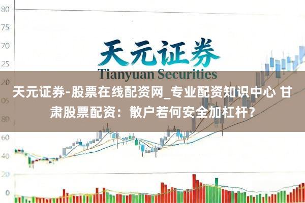 天元证券-股票在线配资网_专业配资知识中心 甘肃股票配资：散户若何安全加杠杆？