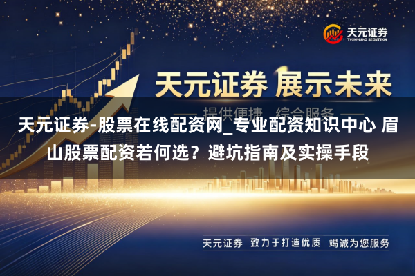 天元证券-股票在线配资网_专业配资知识中心 眉山股票配资若何选？避坑指南及实操手段