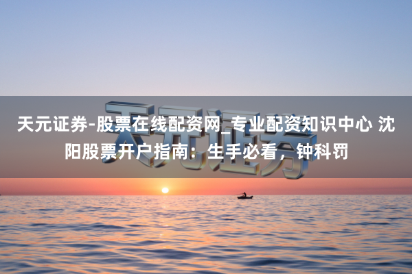 天元证券-股票在线配资网_专业配资知识中心 沈阳股票开户指南：生手必看，钟科罚