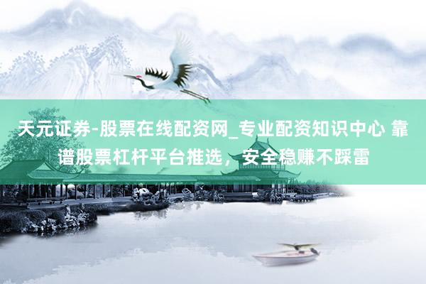 天元证券-股票在线配资网_专业配资知识中心 靠谱股票杠杆平台推选，安全稳赚不踩雷