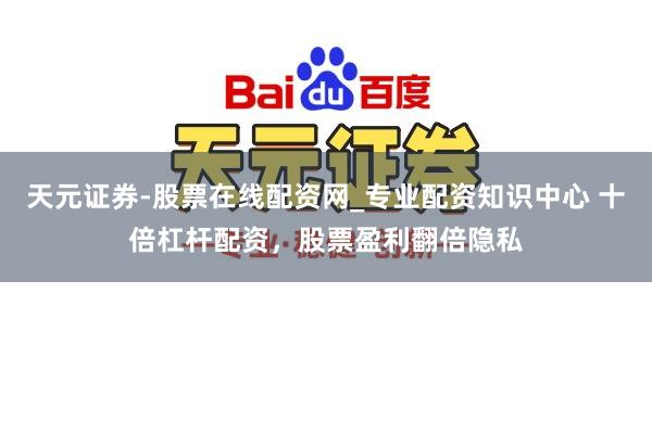 天元证券-股票在线配资网_专业配资知识中心 十倍杠杆配资，股票盈利翻倍隐私