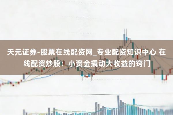 天元证券-股票在线配资网_专业配资知识中心 在线配资炒股：小资金撬动大收益的窍门